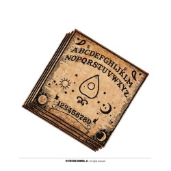 20 SERVIETTES CARREES OUIJA 33 X 33 CM 