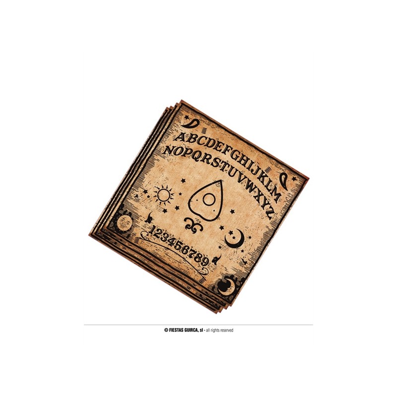 20 SERVIETTES CARREES OUIJA 33 X 33 CM 