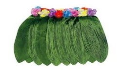 JUPE HAWAIENNE FEUILLES DE BANANIER