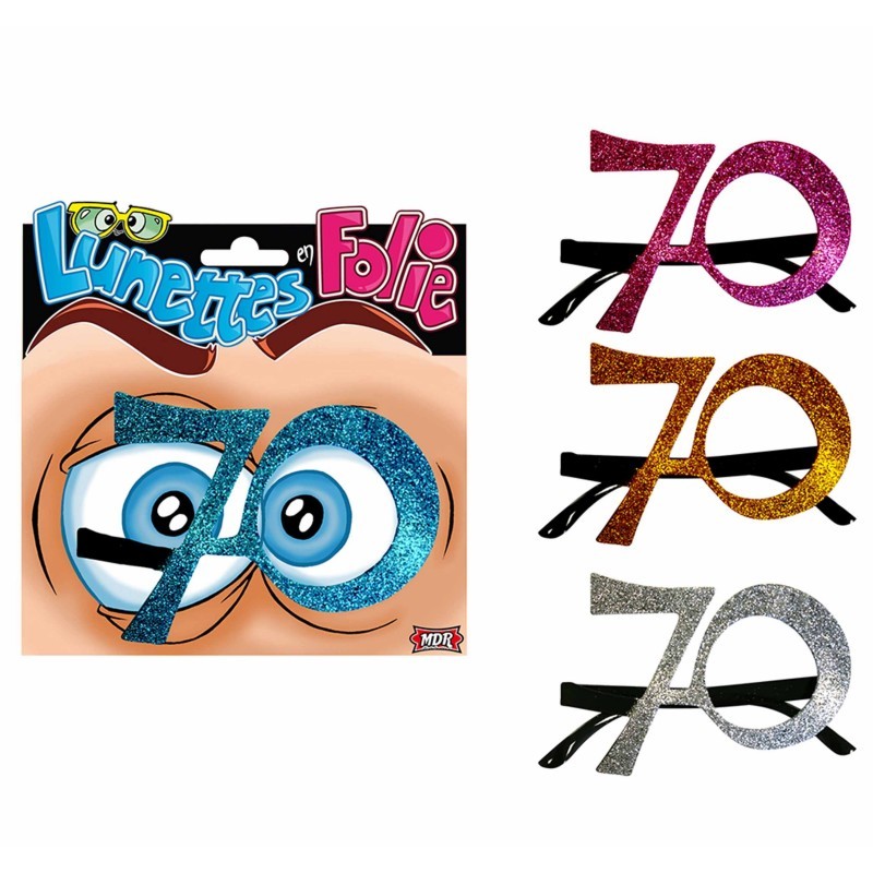 LUNETTES ANNIVERSAIRE 70 ANS