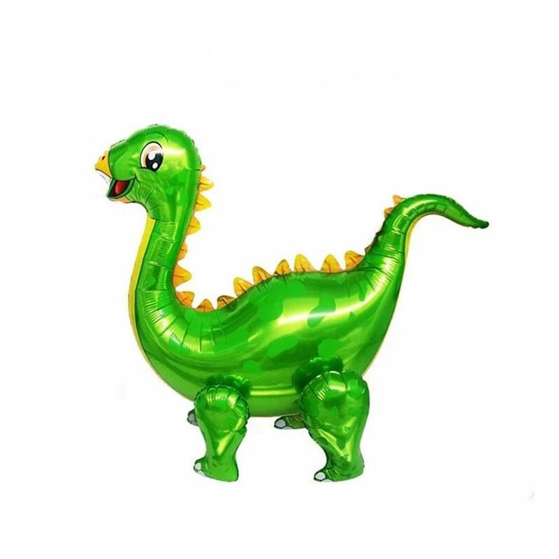 BALLON METALLIQUE DINOSSAURE VERT DIPLODOCUS  92 CM 