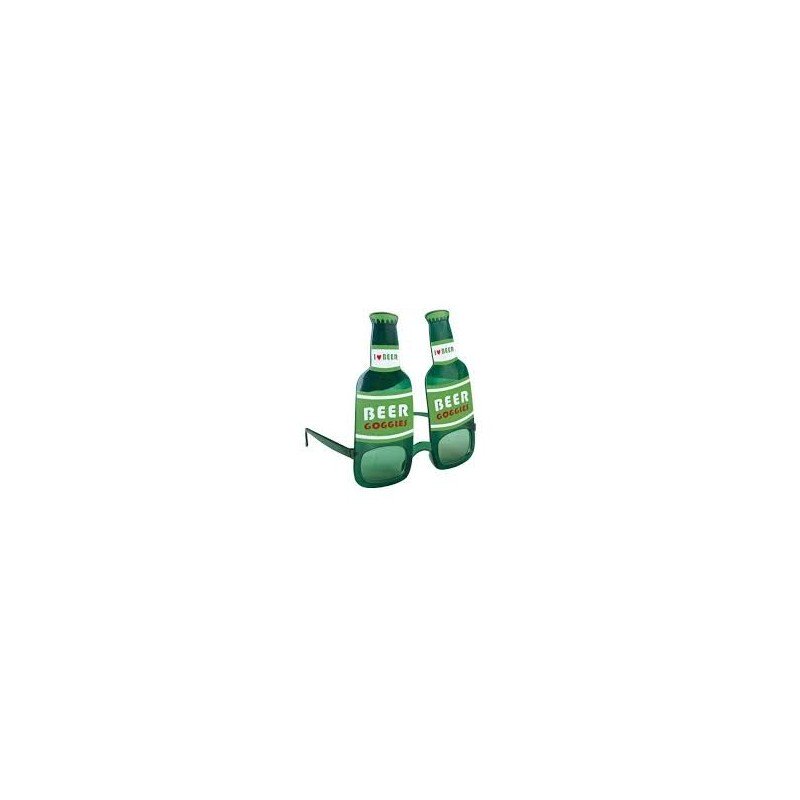 LUNETTES BOUTEILLES DE BIERE VERTES
