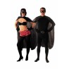 DEGUISEMENT SUPER HEROS CAPE ET MASQUE NOIR