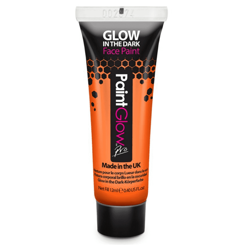 MAQUILLE FLUO GLOW IN THE DARK ORANGE