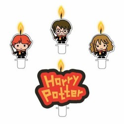 4 BOUGIES HARRY POTTER 