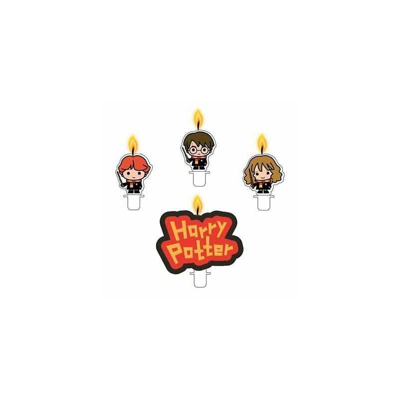 4 BOUGIES HARRY POTTER 