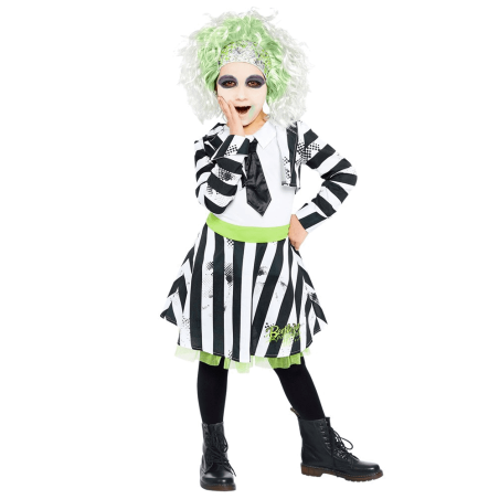 DEGUISEMENT FILLE BEETLEJUICE TAILLE 10-12 ANS