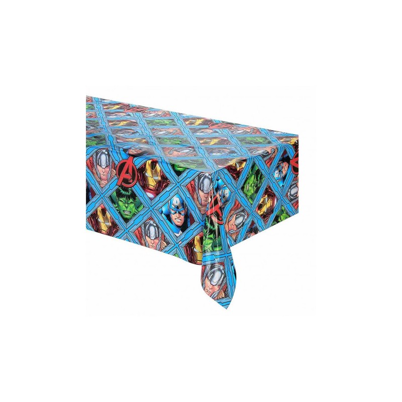 NAPPE PLASTIFIEE  MIGHTY AVENGERS 120 X 180 CM