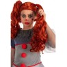 PERRUQUE CLOWN A COUETTES ROUGE