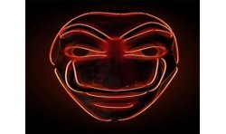 MASQUE VOLEUR AVEC LED ROUGE