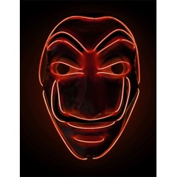 MASQUE VOLEUR AVEC LED ROUGE