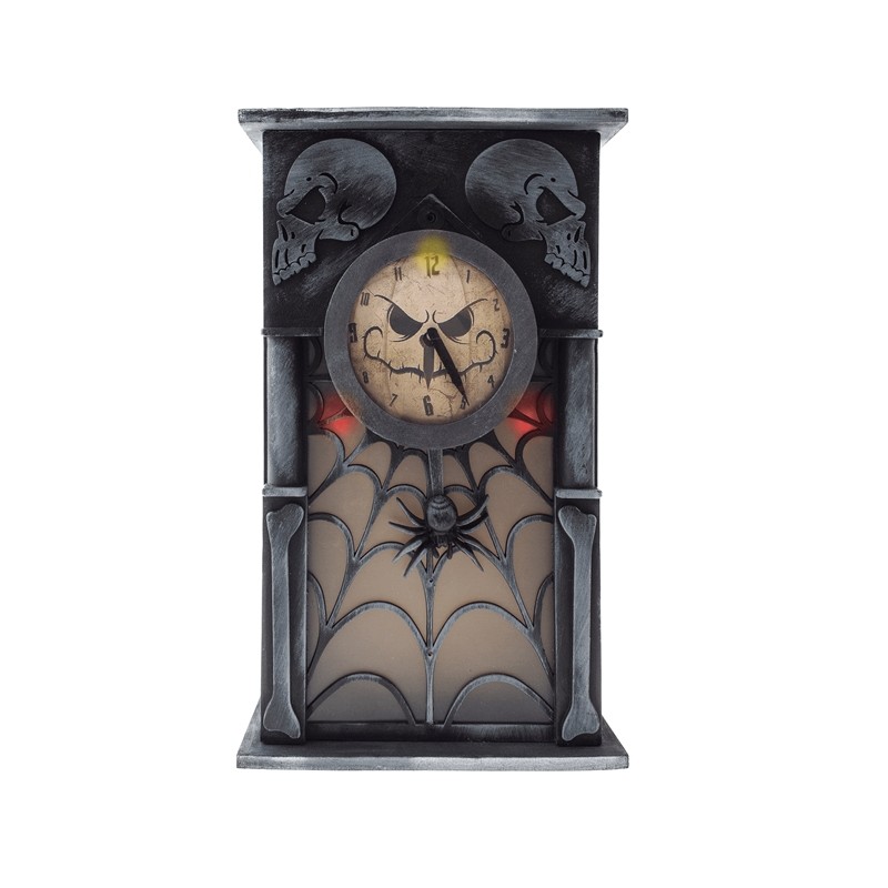 HORLOGE FANTOMATIQUE HALLOWEEN SON ET LUMIERE 