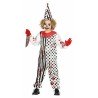 DEGUISEMENT HALLOWEEN ENFANT CLOWN BLANC TAILLE 10-12 ANS 