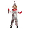 DEGUISEMENT HALLOWEEN ENFANT CLOWN BLANC  TAILLE 7-9  ANS 
