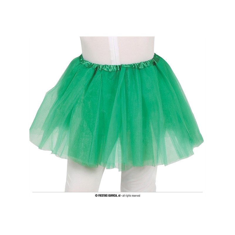 TUTU VERT FONCE 30 CM ENFANT