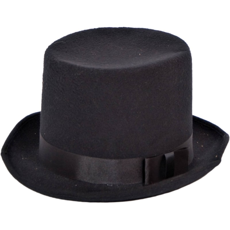 CHAPEAU HAUT DE FORME NOIR TAILLE UNIQUE  CHAPEAU HAUT DE FORME NOIR TAILLE UNIQUE