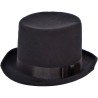 CHAPEAU HAUT DE FORME NOIR TAILLE UNIQUE