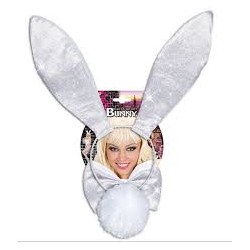 SET LAPIN BLANC BRILLANT 