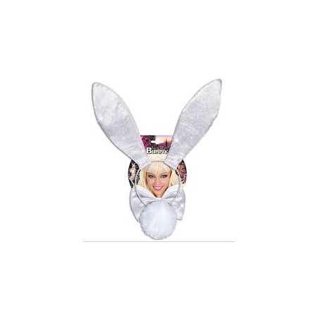 SET LAPIN BLANC BRILLANT 