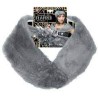 ECHARPE ET BANDEAU CHARLESTONE GRIS 