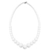 COLLIER DE PERLE BLANCHE DIFFERENTE TAILLE 