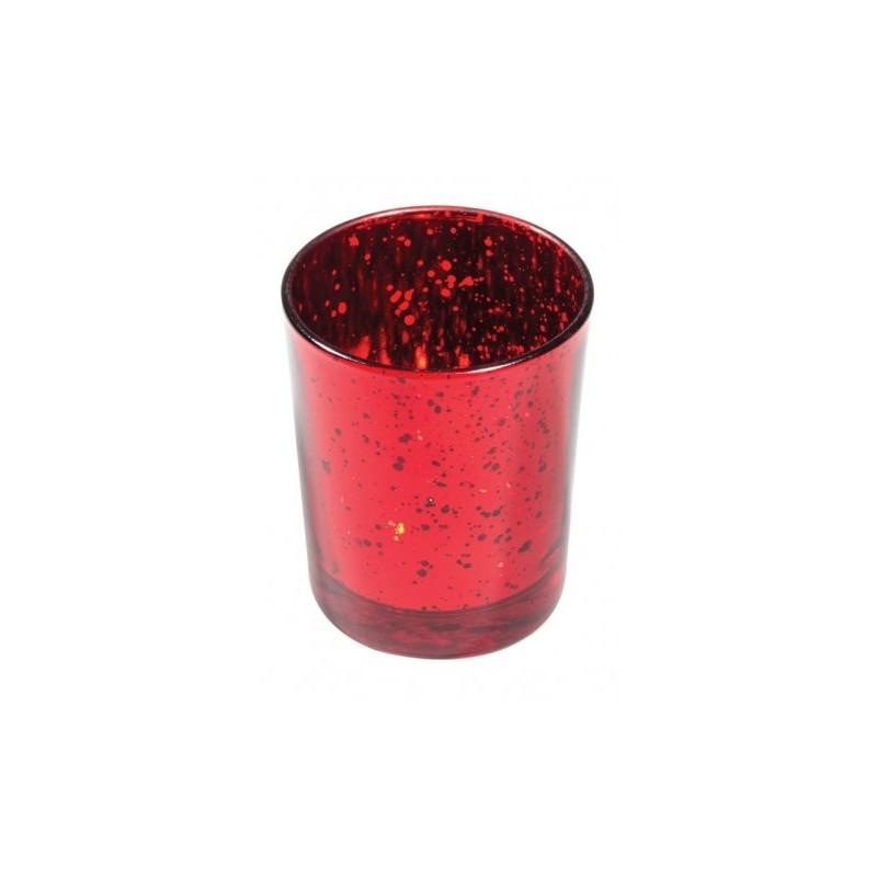 BOUGEOIR ROUGE METAL 5.5 CM X 6.7 CM BOUGEOIR ROUGE METAL 5.5 CM X 6.7 CM