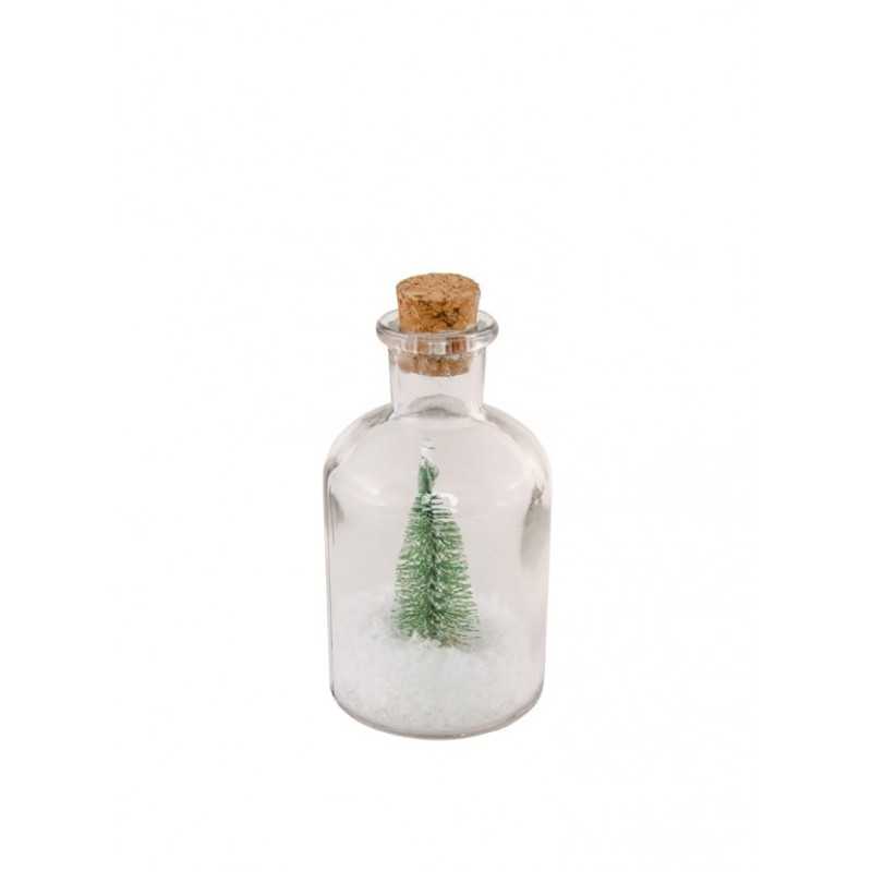 MINI BOUTEILLE SAPIN 5,5 X 11 CM