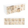 CALENDRIER DE L'AVENT ETAGERE BOIS 40,5 X 13,5 X 14 CM CALENDRIER DE L'AVENT ETAGERE BOIS 40,5 X 13,5 X 14 CM
