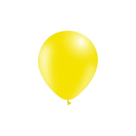 12 BALLONS LATEX 30 CM JAUNE CITRON  BALLOONIA