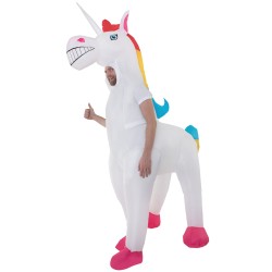 DEGUISEMENT LICORNE GONFLABLE GEANTE  ADULTE TAILLE UNIQUE 