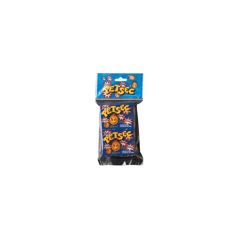 PACK DE 2 BOITES DE PETSEC 100 PETARDS 