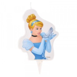 BOUGIE D'ANNIVERSAIRE PRINCESSE DISNEY CENDRILLON 6 X 7.3 CM 