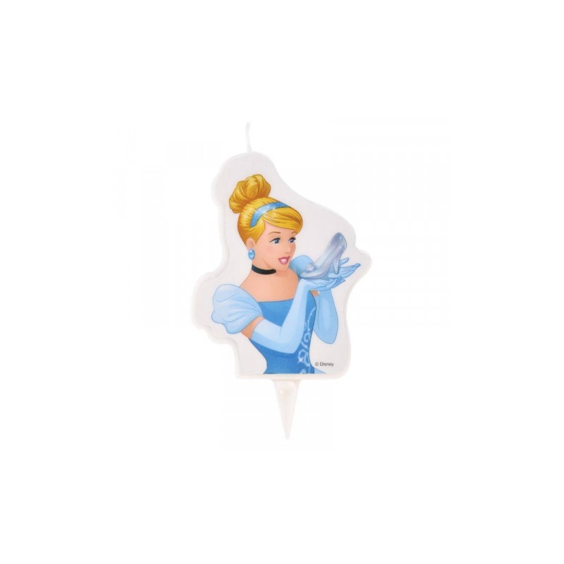 BOUGIE D'ANNIVERSAIRE PRINCESSE DISNEY CENDRILLON 6 X 7.3 CM 