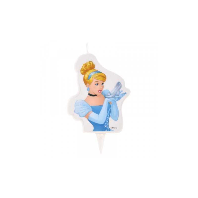 BOUGIE D'ANNIVERSAIRE PRINCESSE DISNEY CENDRILLON 6 X 7.3 CM 