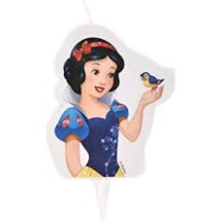 BOUGIE D'ANNIVERSAIRE PRINCESSE DISNEY BLANCHE NEIGE  6 X 7.3 CM 