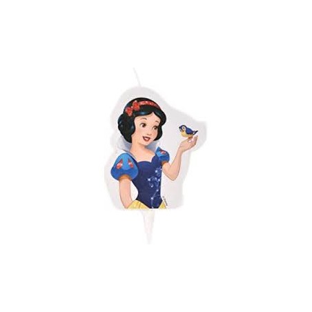 BOUGIE D'ANNIVERSAIRE PRINCESSE DISNEY BLANCHE NEIGE  6 X 7.3 CM 