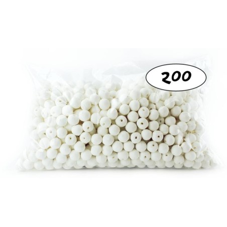 SACHET DE 200 BOULES BLANCHES 