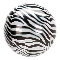 BALLON METALLIQUE ORBZ ZEBRE 38 X 40 CM 