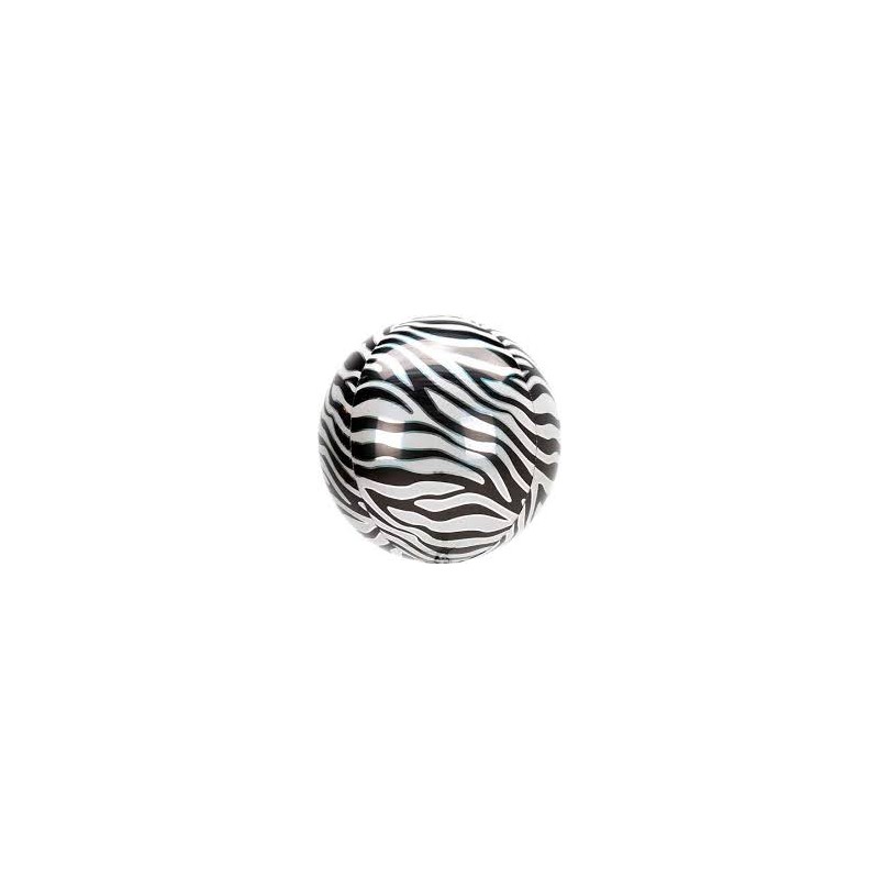 BALLON METALLIQUE ORBZ ZEBRE 38 X 40 CM 