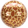 BALLON METALLIQUE ORBZ GIRAFFE 38 X 40 CM 