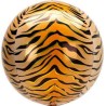 BALLON METALLIQUE ORBZ TIGRE   38 X 40 CM 