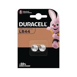 PILE BOUTON DURACELL LR44 BLISTER DE 2 