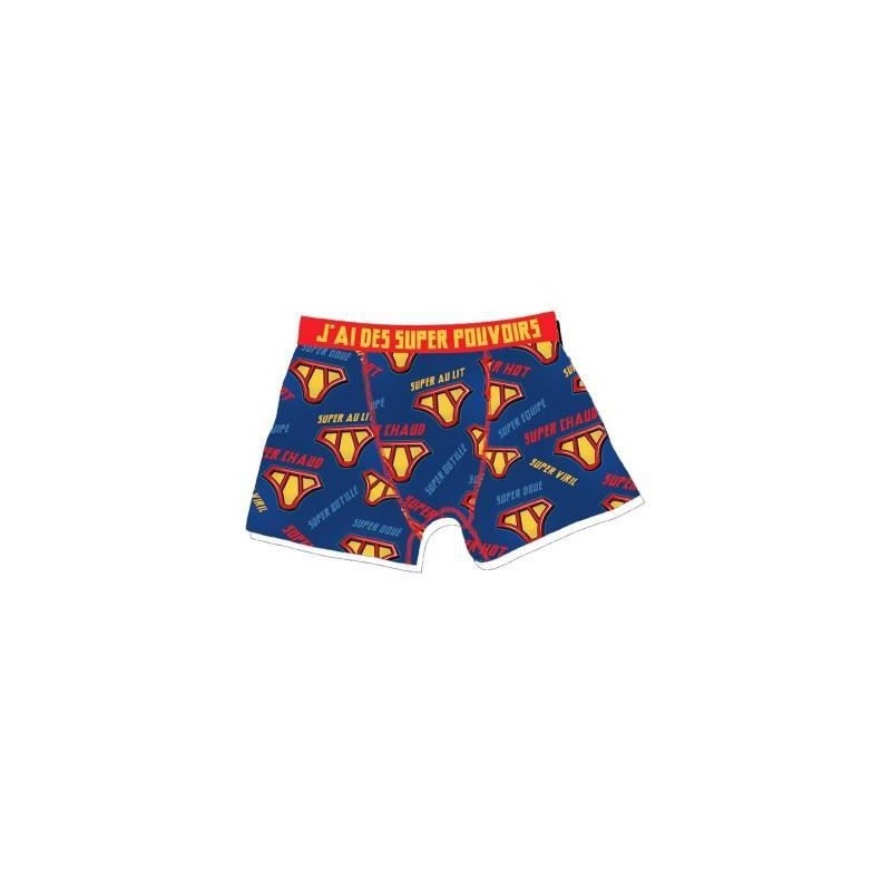 BOXER HOMME DES SUPER POUVOIR TAILLE S BOXER HOMME DES SUPER POUVOIR TAILLE S