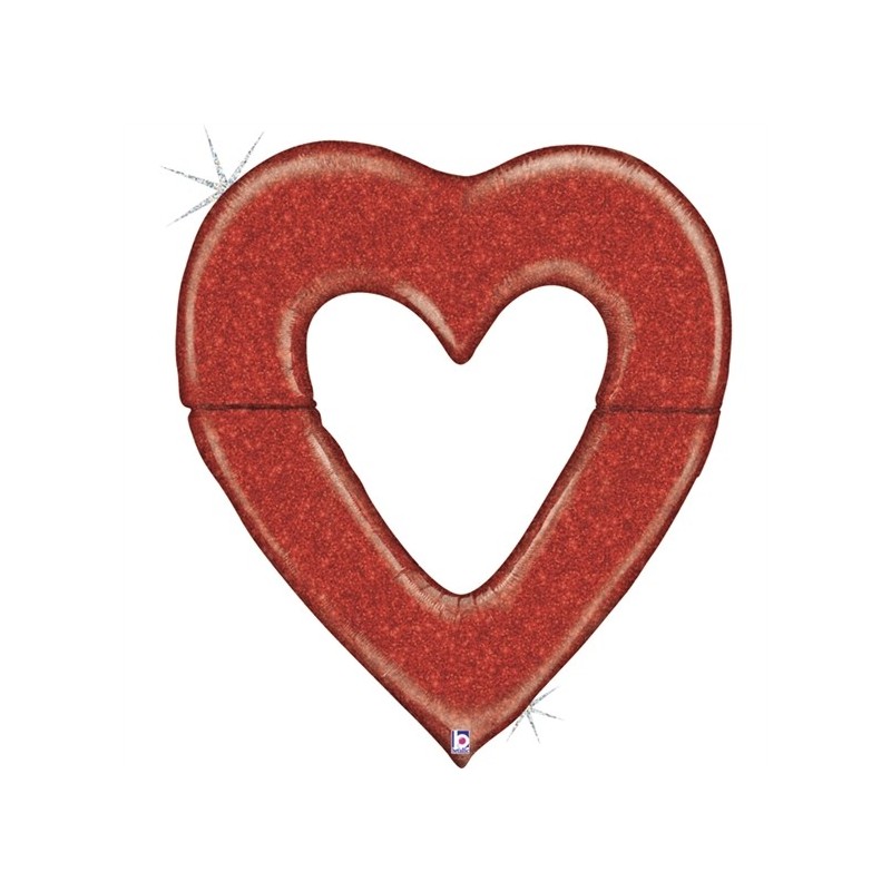 BALLON METALLIQUE COEUR ROUGE 152 CM BALLON METALLIQUE COEUR ROUGE 152 CM