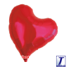 BALLON METALLIQUE COEUR SWEET LAVANDE 46 CM 18" IBREX