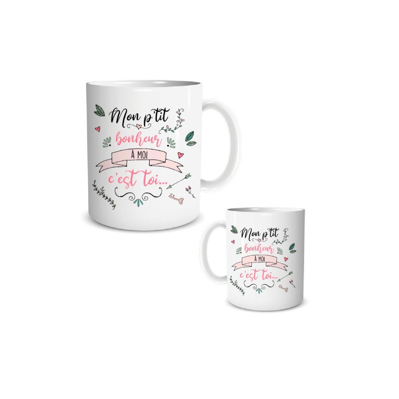 MUG MON P'TIT BONHEUR A MOI C EST TOI