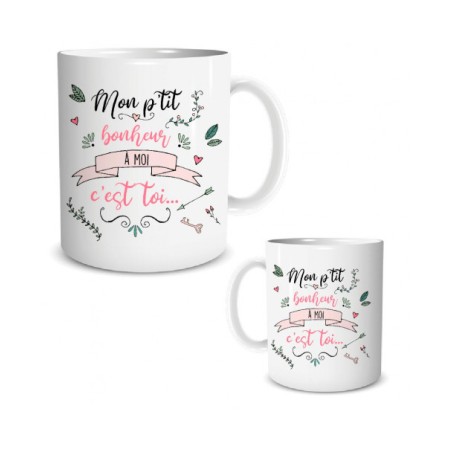 MUG MON P'TIT BONHEUR A MOI C EST TOI