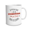 MUG JE M'EN FOUS DE LA SAINT VALENTIN MOI JE T'AIME TOUS LES JOURS 