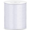 RUBAN SATIN BLANC  100 MM X 25 M