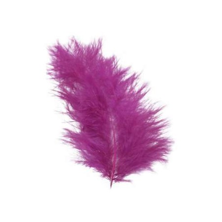 SACHET DE 20 PLUMES VIOLET 7 CM 